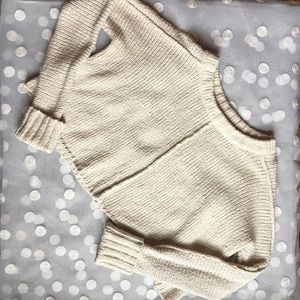 Silence & Noise cropped boxy sweater small